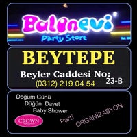 Photo taken at Balonevi Beytepe &amp;amp; Crown Showroom by Crown Balonevi Party Store T. on 4/16/2019