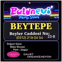 Photo taken at Balonevi Beytepe &amp;amp; Crown Showroom by Crown Balonevi Party Store T. on 4/16/2019