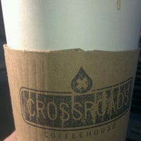 Photo taken at Crossroads Coffee House by Jonah D. on 10/26/2012