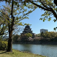 Photo taken at Hiroshima Castle by Yusei W. on 4/13/2024