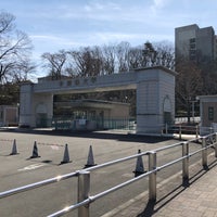 Photo taken at 創価大学 中央教育棟・GLOBAL SQUARE by Tetsuya O. on 3/4/2023