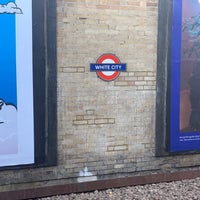 Photo taken at White City London Underground Station by Audunn J. on 3/23/2022