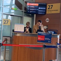 Photo taken at Выход 27 / Gate 27 (D) by B.B. K. on 2/21/2020