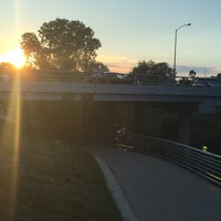 Photo taken at Allen Parkway Running Trail by Clifton M. on 10/5/2015