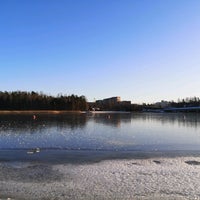 Photo taken at Puotilan uimaranta by Johanna A. on 12/3/2019