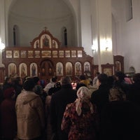 Photo taken at Крестовоздвиженский Храм by Katya . on 1/18/2015