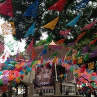 Photo taken at Plaza de la Constitución Tlalpan by David P. on 8/29/2015