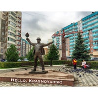 Photo taken at памятник строителю by Kristina S. on 9/11/2014