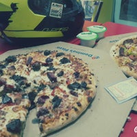 Photo taken at Domino&amp;#39;s Pizza by Şeyma A. on 11/2/2014