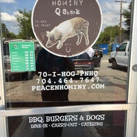 Photo taken at Peace -N- Hominy Q Shack by Santiago B. on 9/13/2015