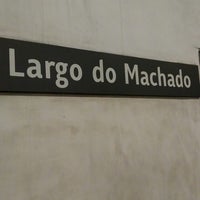 Photo taken at MetrôRio - Estação Largo do Machado by Paulo C. on 8/7/2017