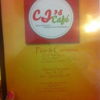 Photo taken at CJ&amp;#39;s Cafe by Monique C. on 4/14/2012