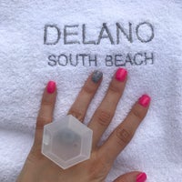 Photo taken at Delano Beach Club by Lauren S. on 7/28/2018