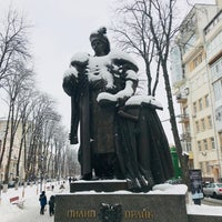 Photo taken at Пам&#39;ятник Пилипу Орлику by Sergey B. on 12/22/2018