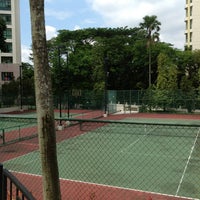 Photo taken at Tennis Court @ Signature Park by Daisuke S. on 12/12/2012