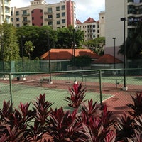 Photo taken at Tennis Court @ Signature Park by Daisuke S. on 12/19/2012