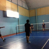 Photo taken at The Rackets Badminton Court by Phon To on 7/4/2014
