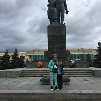 Photo taken at Памятник воинам Уральского добровольческого танкового корпуса by Мэри С. on 5/28/2017