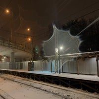 Photo taken at Ж/д платформа Переделкино by Dmitry B. on 1/15/2022