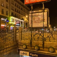 Photo taken at Métro Pigalle [2,12] by Naish M. on 6/3/2022