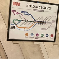 Photo taken at Embarcadero MUNI Metro Station by Naish M. on 12/12/2022