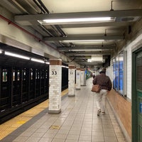 Photo taken at MTA Subway - 33rd St (6) by Naish M. on 3/1/2024