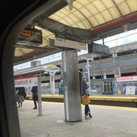 Photo taken at Stamford Transportation Center : Bus/Train (STM) Metro North &amp;amp; Amtrak by Naish M. on 9/30/2023