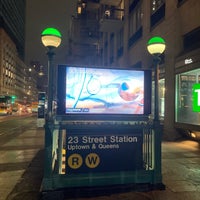 Photo taken at MTA Subway - 23rd St (R/W) by Naish M. on 1/26/2024