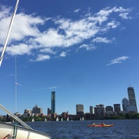 Photo taken at MIT Wood Sailing Pavilion (Building 51) by HW L. on 7/30/2017