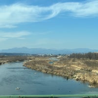 Photo taken at 多摩川橋梁 by 小床 平. on 2/17/2023