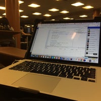 Photo taken at Mugar Library by Kirsten P. on 9/26/2017