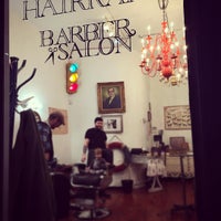 Photo taken at Hairrari Bushwick Barbershop by Sophie M. on 3/11/2016