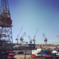 Photo taken at Arctech Helsinki Shipyard by Vera K. on 5/3/2016