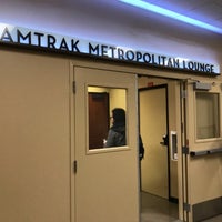 Photo taken at Amtrak Metropolitan Lounge Business Class by Garett T. on 4/21/2019