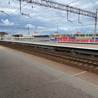 Photo taken at «Leninskiy Prospect» Railway Station by Sveta on 7/4/2020