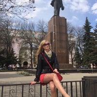 Photo taken at Памятник В.И. Ленину by Sveta on 5/1/2016