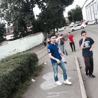 Photo taken at Стадион Динамо by Sin C. on 7/22/2014