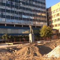 Photo taken at Памятник «Рабочий» by Дмитрий У. on 9/21/2014