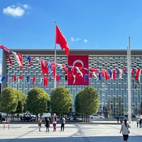 Photo taken at Taksim Square by Ebru 🦀 K. on 10/26/2021