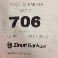 Photo taken at Ziraat Bankası by Sena E. on 1/29/2016