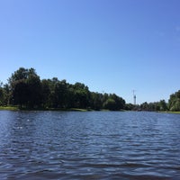 Photo taken at Южный пруд by Юленька П. on 6/29/2015