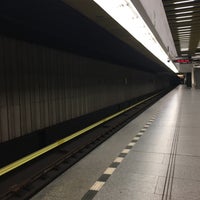Photo taken at Metro =B= Smíchov Station by Martin K. on 12/3/2022