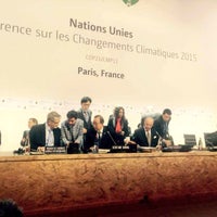 Photo taken at Conférence Paris Climat 2015 (COP21) by 🕊 Fondation I. on 12/7/2015