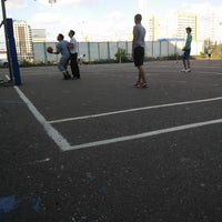 Photo taken at Баскетбольная площадка Энергоинститут🏀 by Oleg Z. on 9/21/2014