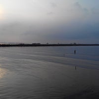 Photo taken at Pantai Marunda by Simas A. on 3/11/2014