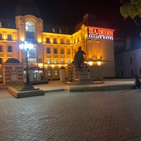 Photo taken at Памятник Федору Шаляпину by Igor S. on 9/25/2020