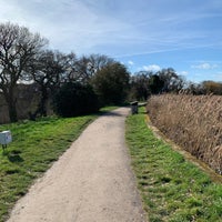 Photo taken at New River Path (Woodberry Down) by Nick J. on 3/2/2019