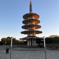 Photo taken at The Peace Pagoda by Jiwen C. on 8/12/2022