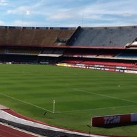 Photo taken at Estadio Morumbi Camarote Placar by Adson B. on 6/10/2012
