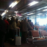 Photo taken at easyJet Check-in by Sean W. on 2/14/2012